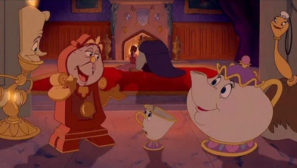 Set de Té “La Bella y la Bestia” – Tetera Mrs. Potts y Taza Chipft