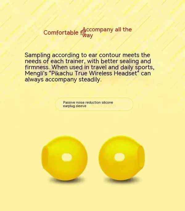 Audífonos Bluetooth Pokémon Pikachu – Edición Especial con Cancelación de Ruido y Micrófono