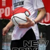 Balón de Baloncesto Pokebola Clásica Blanco y Rojo Talla 7 | 4 Capas, Uso Interior y Exterior