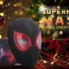 Máscara Electrónica 1:1 Spider-Man “Miles Morales” – Ojos Móviles + Anillo de Control