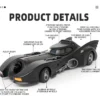 Coche Batmobile 1989 a Escala 1:18