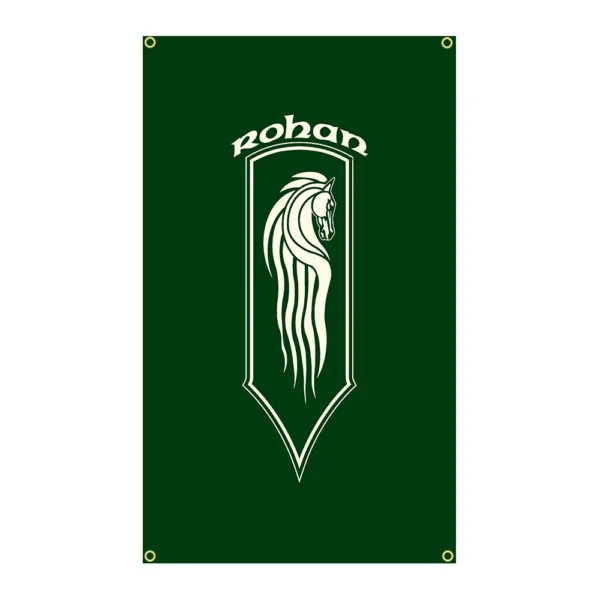 Bandera del Reino de Rohan “Riddermark” 90×150 cm | Banner 3×5 FT