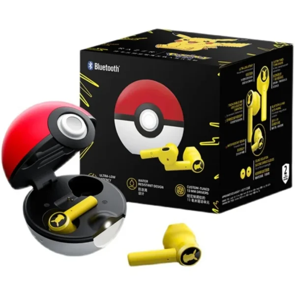 Audífonos Bluetooth Pokémon Pikachu – Edición Especial con Cancelación de Ruido y Micrófono