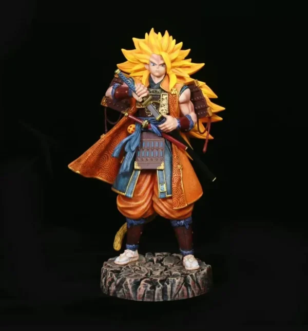 Figura de Resina GK Dragon Ball 34 cm – Goku, Gohan y Vegeta Super Saiyan | Estatua Coleccionable