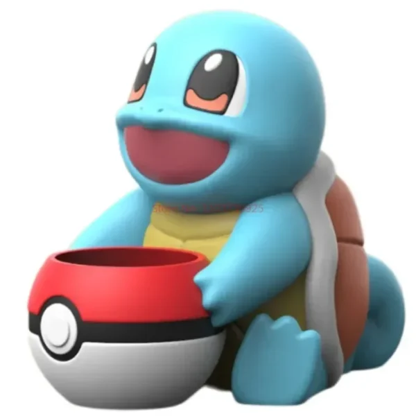 Maceta Decorativa de Squirtle – Figura de Resina 12 cm | Colección Pokémon Anime