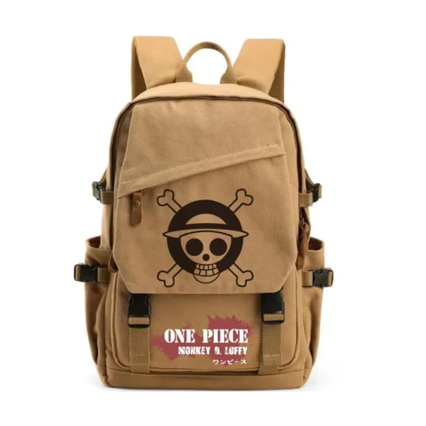 Mochila Escolar Anime “One Piece & Naruto” – Lona