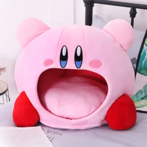 Almohada/Nido para Mascota Estilo Kirby – Juguete de Peluche Kawaii, Suave y Divertido