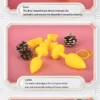 🦊 Plug anal de silicona con cola suave Diseño de Pikachu – Juego íntimo adulto