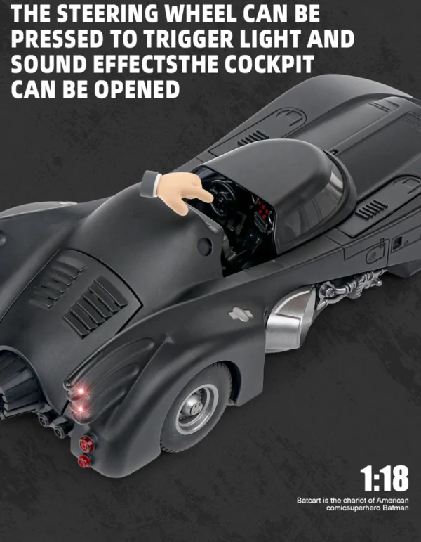Coche Batmobile 1989 a Escala 1:18