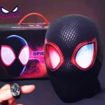Máscara Electrónica 1:1 Spider-Man “Miles Morales” – Ojos Móviles + Anillo de Control