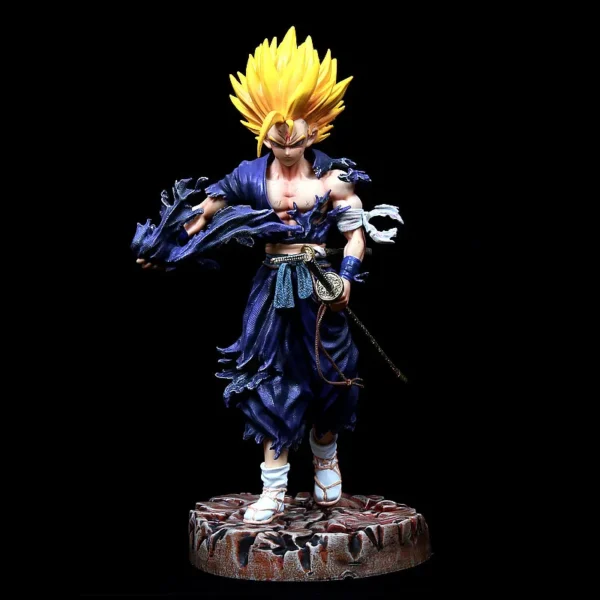 Figura de Resina GK Dragon Ball 34 cm – Goku, Gohan y Vegeta Super Saiyan | Estatua Coleccionable