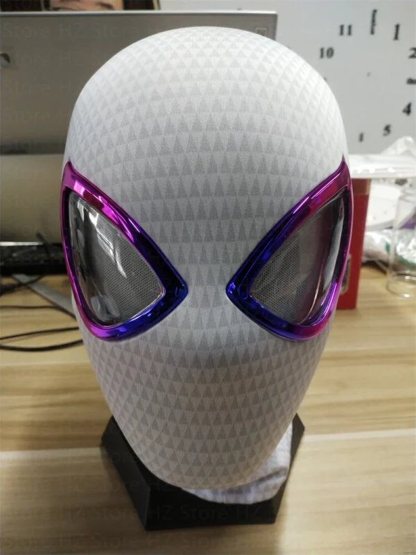 Máscara Electrónica 1:1 Spider-Man “Miles Morales” – Ojos Móviles + Anillo de Control