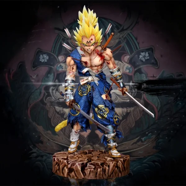 Figura de Resina GK Dragon Ball 34 cm – Goku, Gohan y Vegeta Super Saiyan | Estatua Coleccionable
