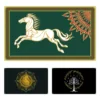 Bandera del Reino de Rohan “Riddermark” 90×150 cm | Banner 3×5 FT