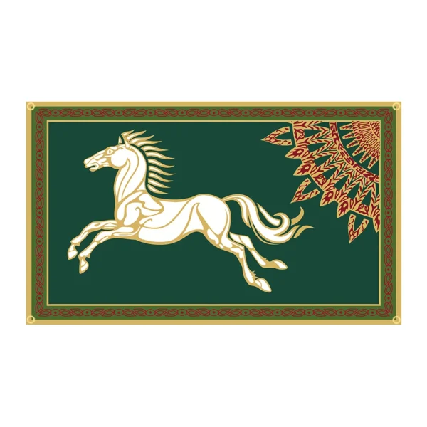 Bandera del Reino de Rohan “Riddermark” 90×150 cm | Banner 3×5 FT
