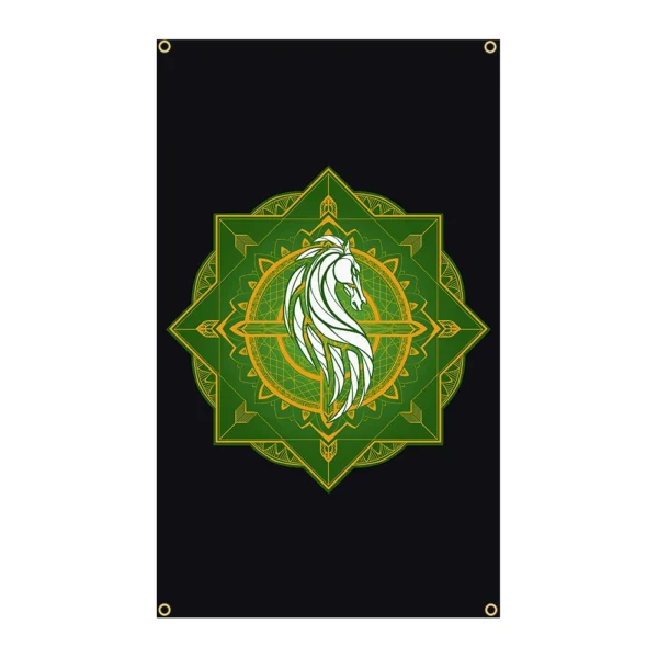 Bandera del Reino de Rohan “Riddermark” 90×150 cm | Banner 3×5 FT