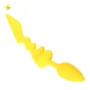 🦊 Plug anal de silicona con cola suave Diseño de Pikachu – Juego íntimo adulto