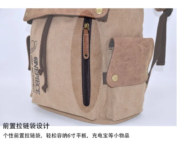 Mochila Escolar Anime “One Piece & Naruto” – Lona