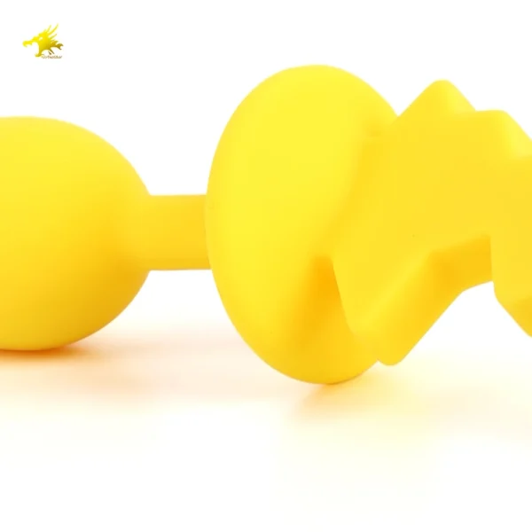 🦊 Plug anal de silicona con cola suave Diseño de Pikachu – Juego íntimo adulto