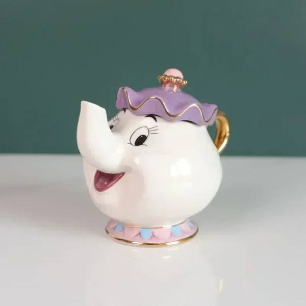 Set de Té “La Bella y la Bestia” – Tetera Mrs. Potts y Taza Chipft