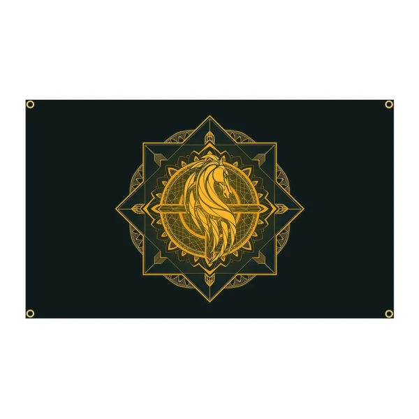 Bandera del Reino de Rohan “Riddermark” 90×150 cm | Banner 3×5 FT