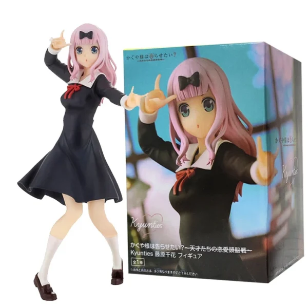 Figura de 18 cm – Fujiwara Chika (Kaguya-sama: Love is War) | Coleccionable Kawaii de PVC