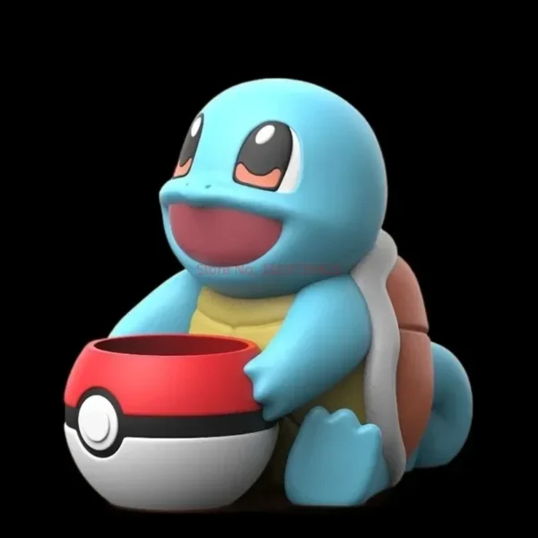 Maceta Decorativa de Squirtle – Figura de Resina 12 cm | Colección Pokémon Anime