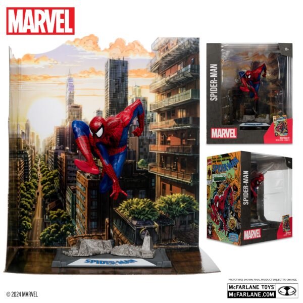 Estatua Diorama Spider-Man 1:10 (23 cm) - Spider-Man #6 (McFarlane)