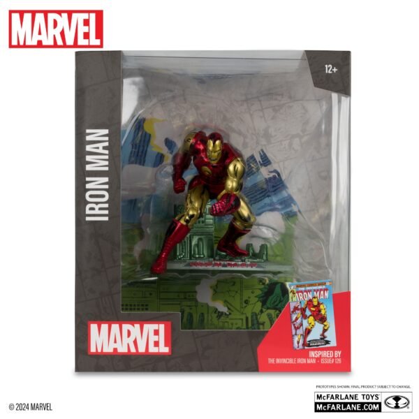 Estatua Diorama Iron Man 1:10 (24 cm) - Invincible Iron Man #126 (McFarlane)