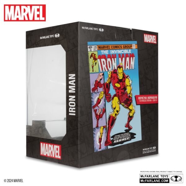 Estatua Diorama Iron Man 1:10 (24 cm) - Invincible Iron Man #126 (McFarlane)