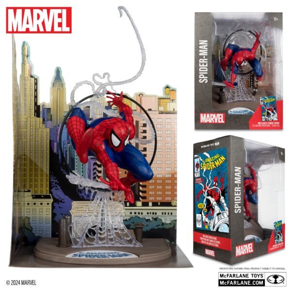 Estatua Diorama Spider-Man Escala 1:6 (30 cm) - McFarlane Original