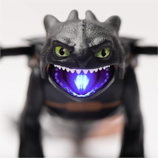 Figura de Cómo entrenar a tu Dragón: Chimuelo  (63cm) con Luces y Sonidos - Disparo de Plasma