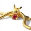 Dije Charm de Plata de Taxco - Pikachu con Corazón de Cristal