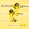 Audífonos Inalámbricos Razer Pikachu Con Bluetooth Y Micrófono
