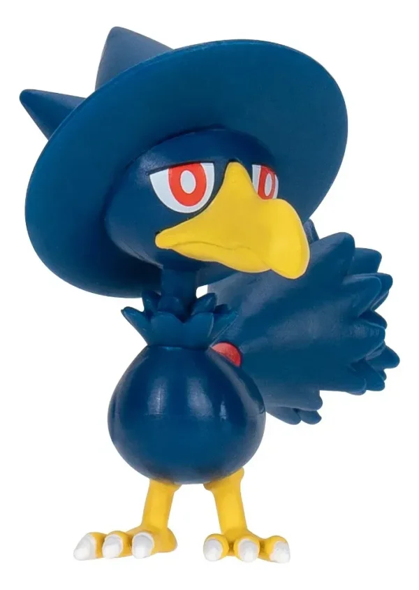 Set de 3 figuras de batalla:Eevee, wartortle, murkrow
