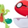 Pokémon Clip 'N' Go: Set de Figura Treecko y Nest Ball (Envío Exprés)
