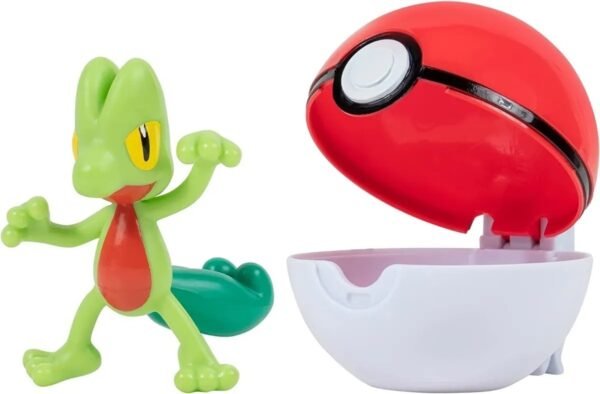 Pokémon Clip 'N' Go: Set de Figura Treecko y Nest Ball (Envío Exprés)