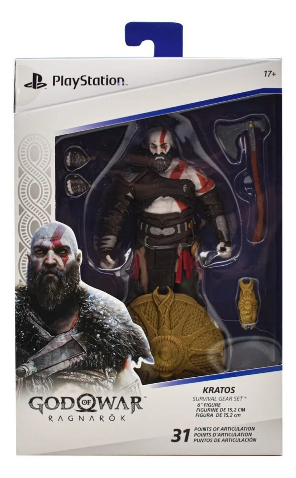 Figura Kratos 15cm - God Of War Ragnarök (neca)