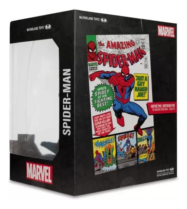 Figura Spider-Man 18 cm - Gold Label Collection (McFarlane Toys) - Inspirado en The Amazing Spider-Man #38