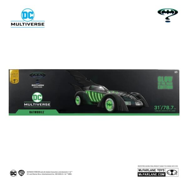 Vehículo Batimóvil Dc Multiverse (Batman Forever) etiqueta dorada McFarlane Toys