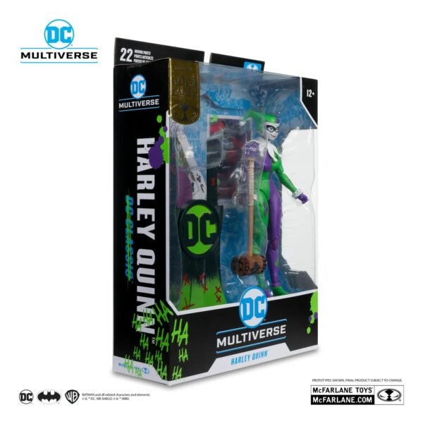 DC Multiverse: Figura de Acción Harley Quinn Clásica (Comic Look) - Gold Label Collection