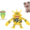Set de 3 figuras de batalla:Caterpie ,electabuzz Y Rockruff
