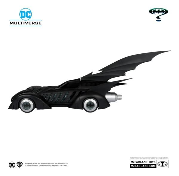 Vehículo Batimóvil Dc Multiverse (Batman Forever) etiqueta dorada McFarlane Toys