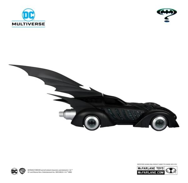 Vehículo Batimóvil Dc Multiverse (Batman Forever) etiqueta dorada McFarlane Toys