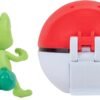 Pokémon Clip 'N' Go: Set de Figura Treecko y Nest Ball (Envío Exprés)