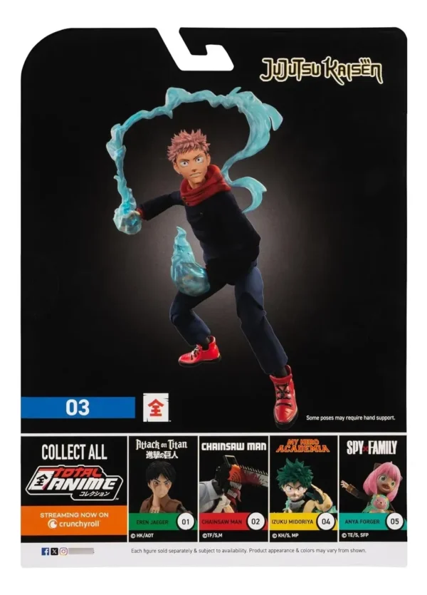Figura Jazzwares de animé: Jujutsu Kaisen Yuji Itadori