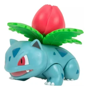 Set de 3 figuras de batalla: Jangmo-o, Ivysaur y pikachu