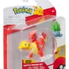 Set Original de Figuras Pokémon Articulados de Batalla: Joltik, Charmeleon y Oddish