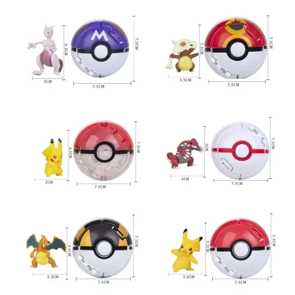 ✨ Pokébola explosiva con Figura Pokémon