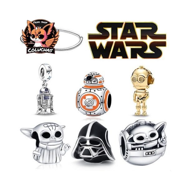 Charms/Dijes de plata S925-Colección Star Wars